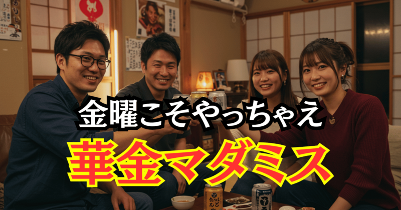 華金マダミス会（半分飲み会）～金曜の夜にお酒＆マーダーミステリー＆ボードゲーム～🔰未経験・初心者限定『友だち作り』