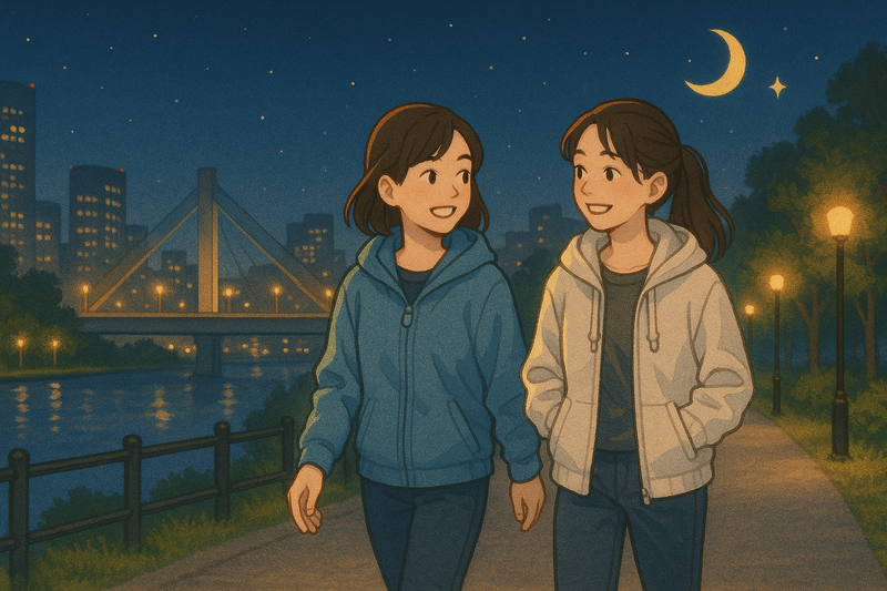 🌉8/4大阪 夜ウォーキング🚶🏻‍♀️🌙