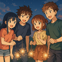 手持ち花火しよー🎆【夏の風物詩を満喫】人見知りも、1人参加も気軽に参加してね♪