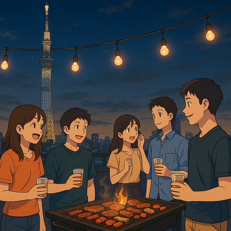 屋上BBQナイト！〜夏の終わりに乾杯〜
