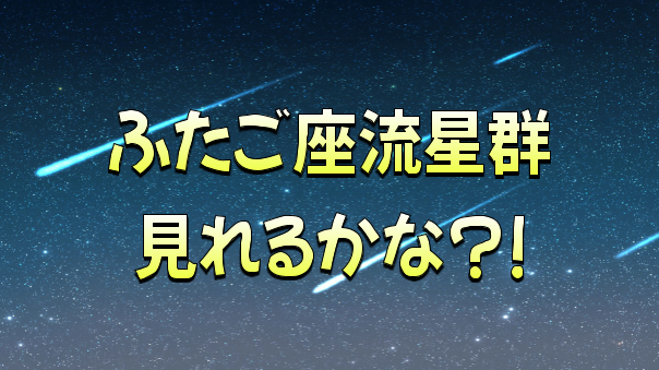《代々木公園》気軽にふたご座流星群をみよう！