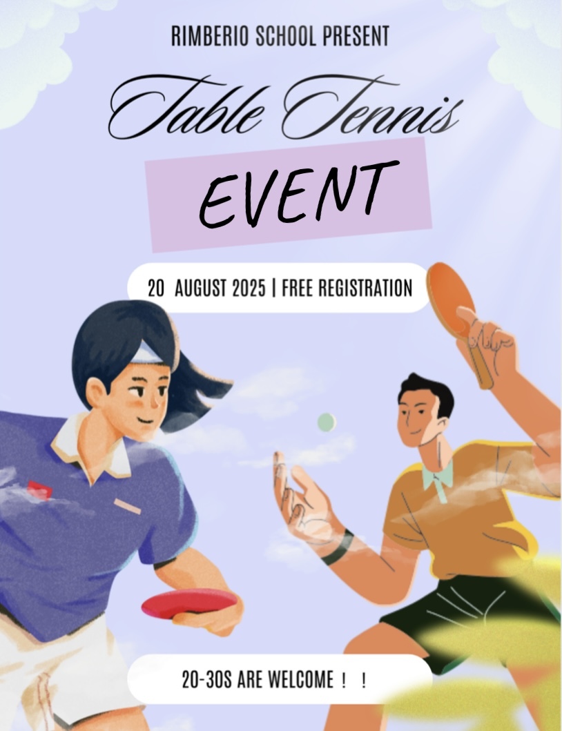【8/20開催＠本町🏓】初心者大歓迎！満席続出・夜の貸切卓球イベで思いっきり楽しもう🏓✨