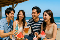由比ヶ浜🏖海の家飲み会🍻女性主催☀️遅刻参加•1人参加OK⭐水着きなくてもOK