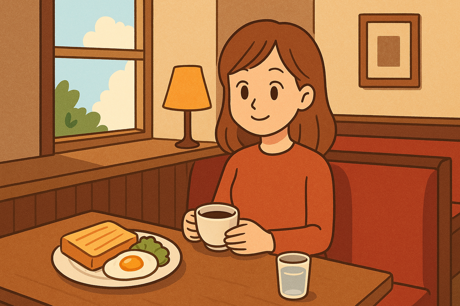 🌞20代女性　 喫茶店でまったりモーニング＠珈琲喫茶あおき