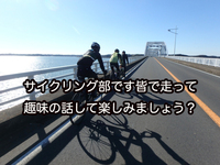第２日・走りませんか？10-14多摩川をゆっくりポタリングしませんか？初心者でも安心です気持ち良く動いて楽しみましょう