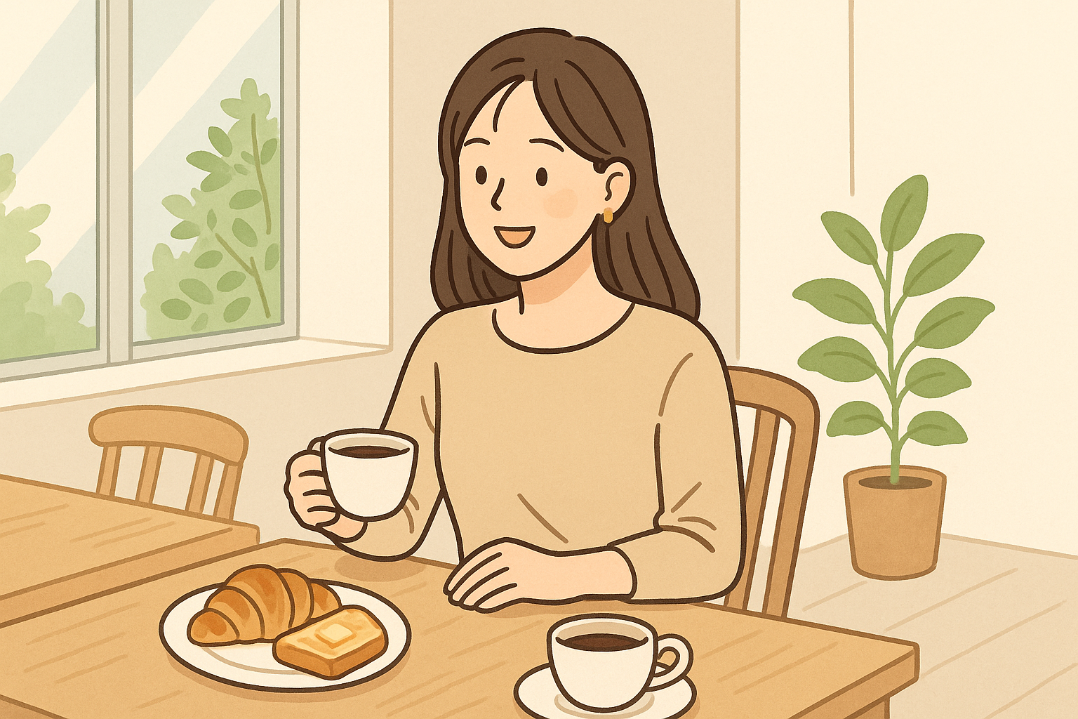 ☕🥐おしゃれカフェでパンモーニング🥐☕