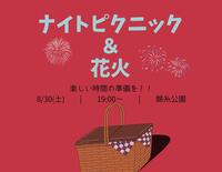 【ナイトピクニック&花火】🧺20代中心🎇
in錦糸公園