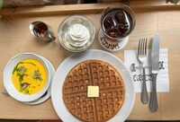 ふわふわワッフルが名物のリノベーションカフェに行こう🧇☆