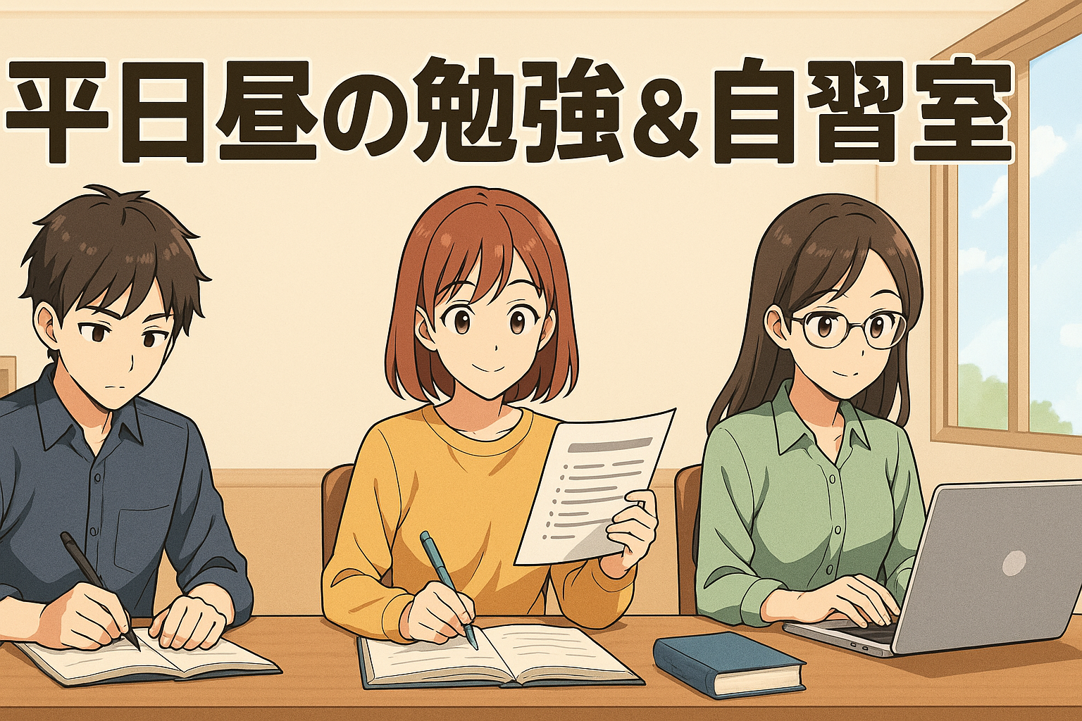 📚 平日昼の勉強＆自習会 in 四ツ谷三丁目【貸切スペース】