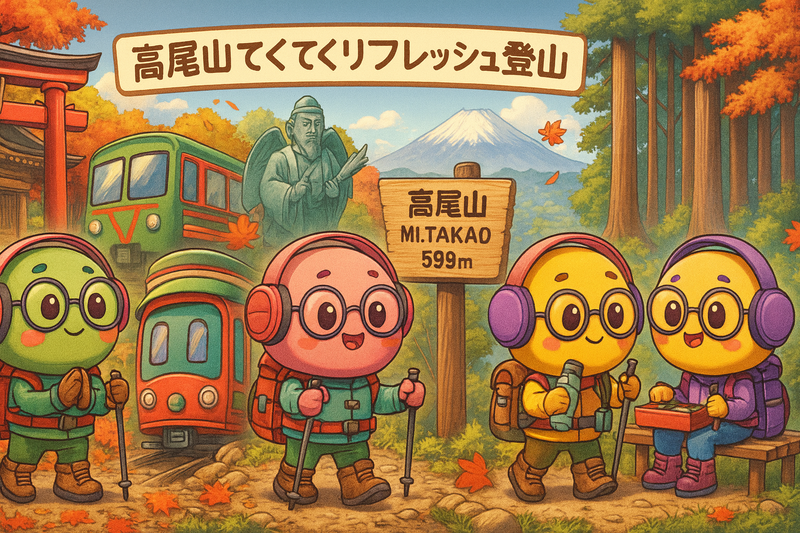 高尾山てくてくリフレッシュ登山｜少人数＆初心者歓迎