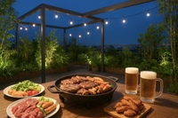 【女性募集💁‍♀️】🍖吉祥寺🍺屋上テラスBBQ🌿開放感バツグン✨お気軽1人参加OK🙆‍♀️