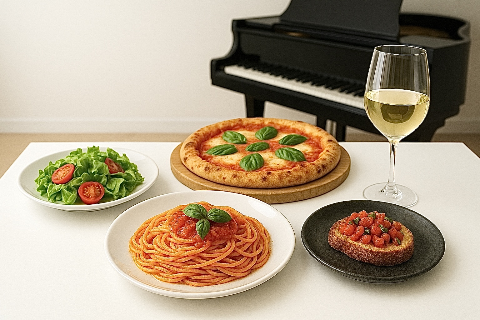 🍴池袋 🇮🇹イタリアン手料理交流会🎵 ピアノ演奏付き🎵 優雅な時間を堪能✨お気軽1人参加OK🙆‍♀️