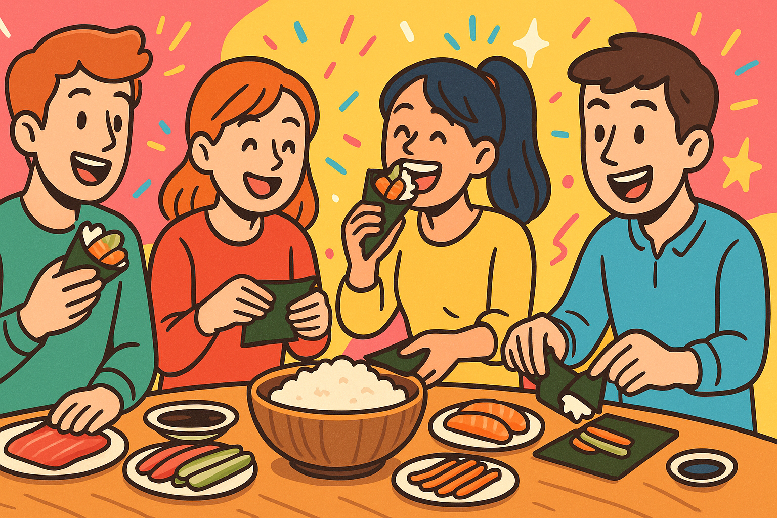 みんなで手巻き寿司🍣【初めましても大歓迎♪】20,30代中心♪お一人参加もどうぞ☆