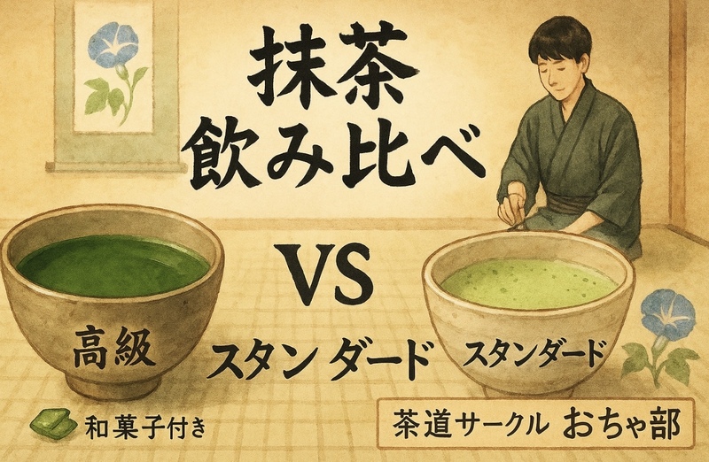 【お茶部】抹茶飲み比べ～数種の抹茶を楽しもう！～