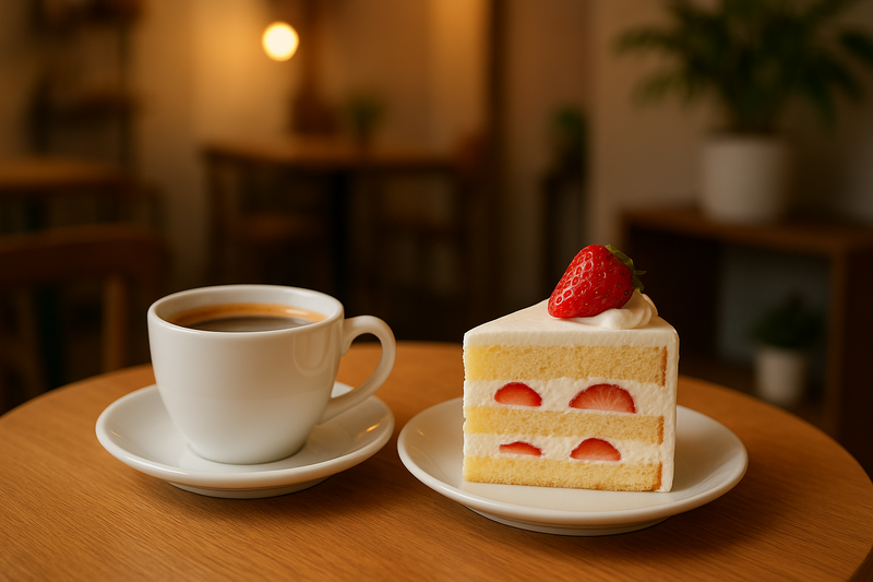 🌙☕️🍰 夜カフェでコーヒー時間 🍃✨@大阪