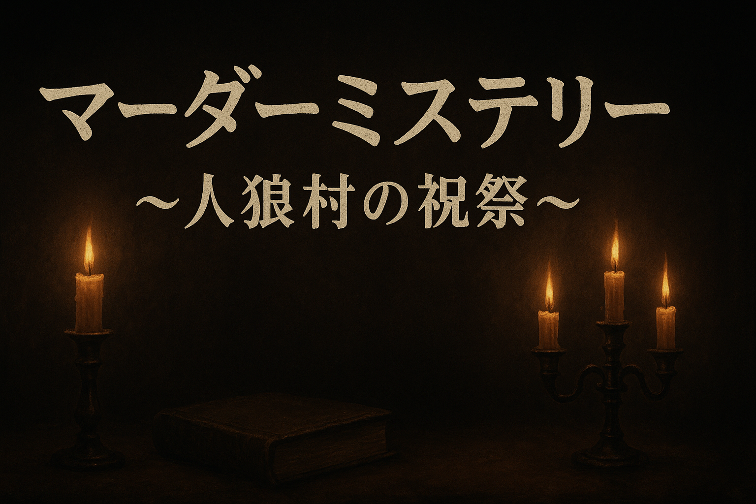 【新宿】初心者歓迎✨マーダーミステリーイベント【†人狼村の祝祭†】