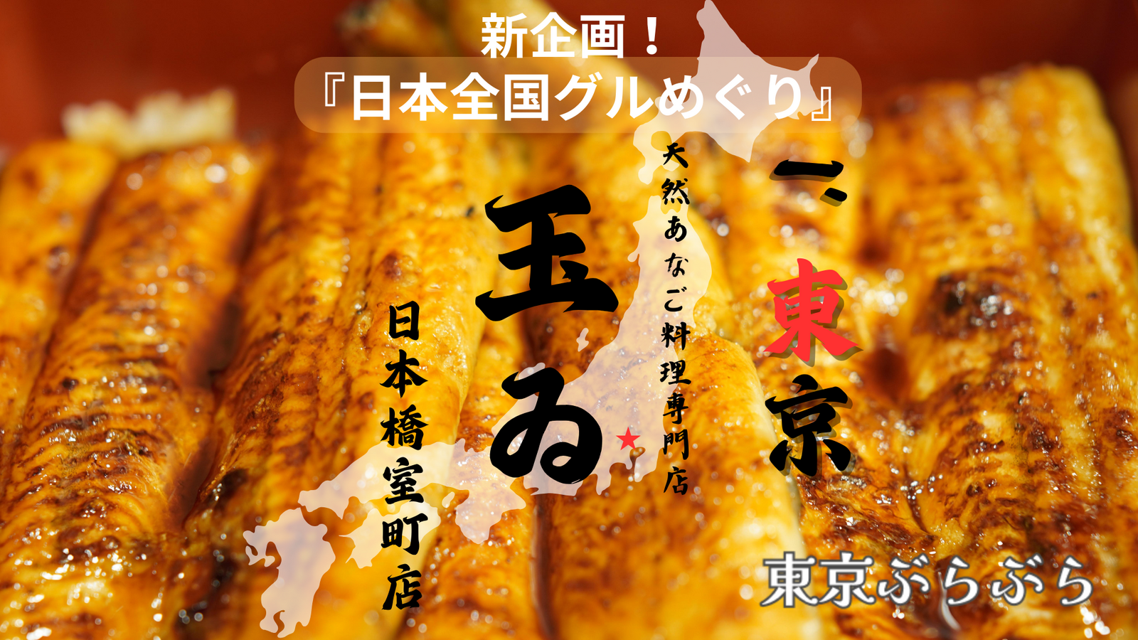 【ぶらぶら新企画✨】日本全国グルめぐり🍴1. 東京 ”江戸前穴子”