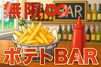 【20代30代】無限∞ポテトBAR 飲み放題付き！