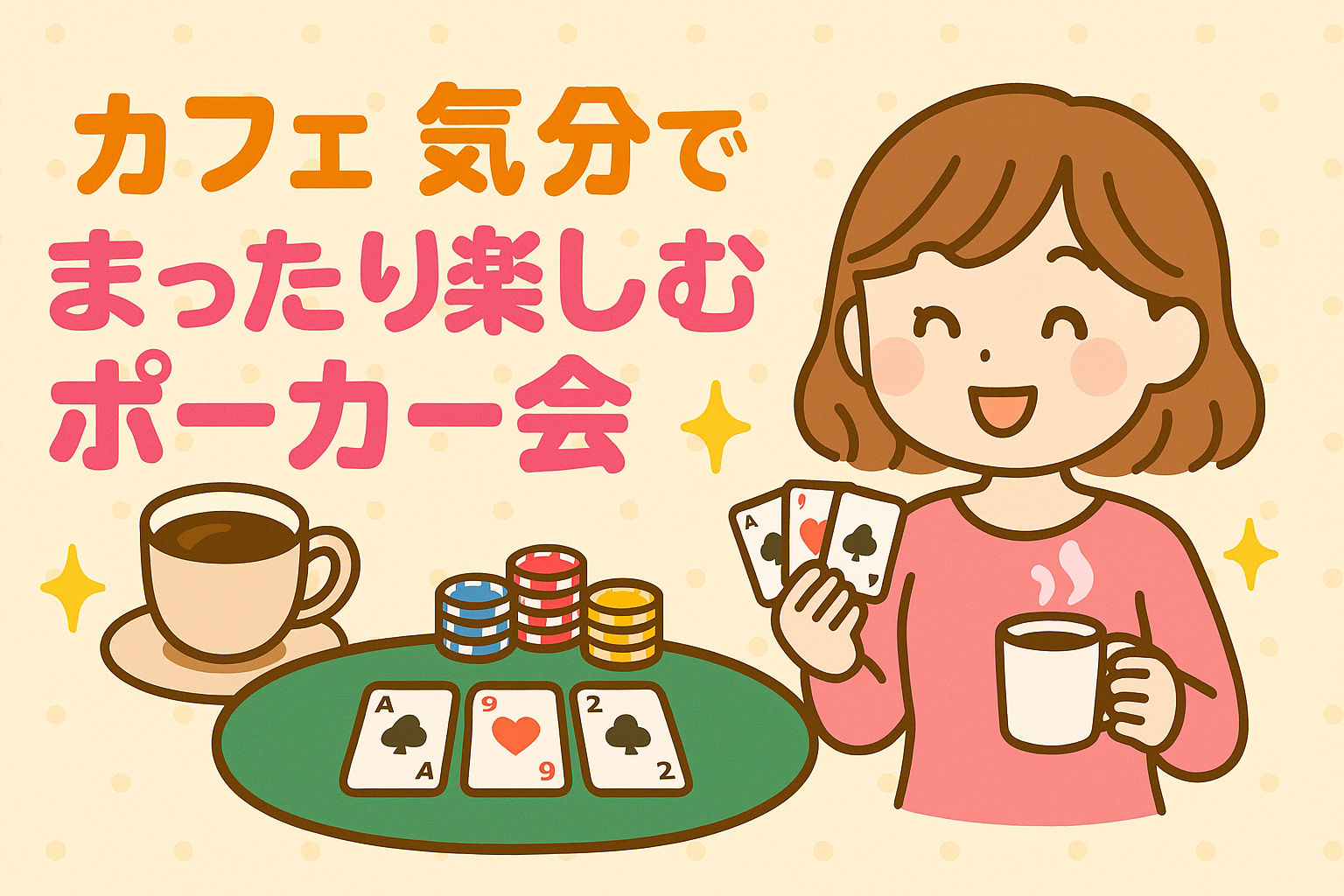 初心者大歓迎🙆‍♀️まったり楽しむポーカー会🃏✨