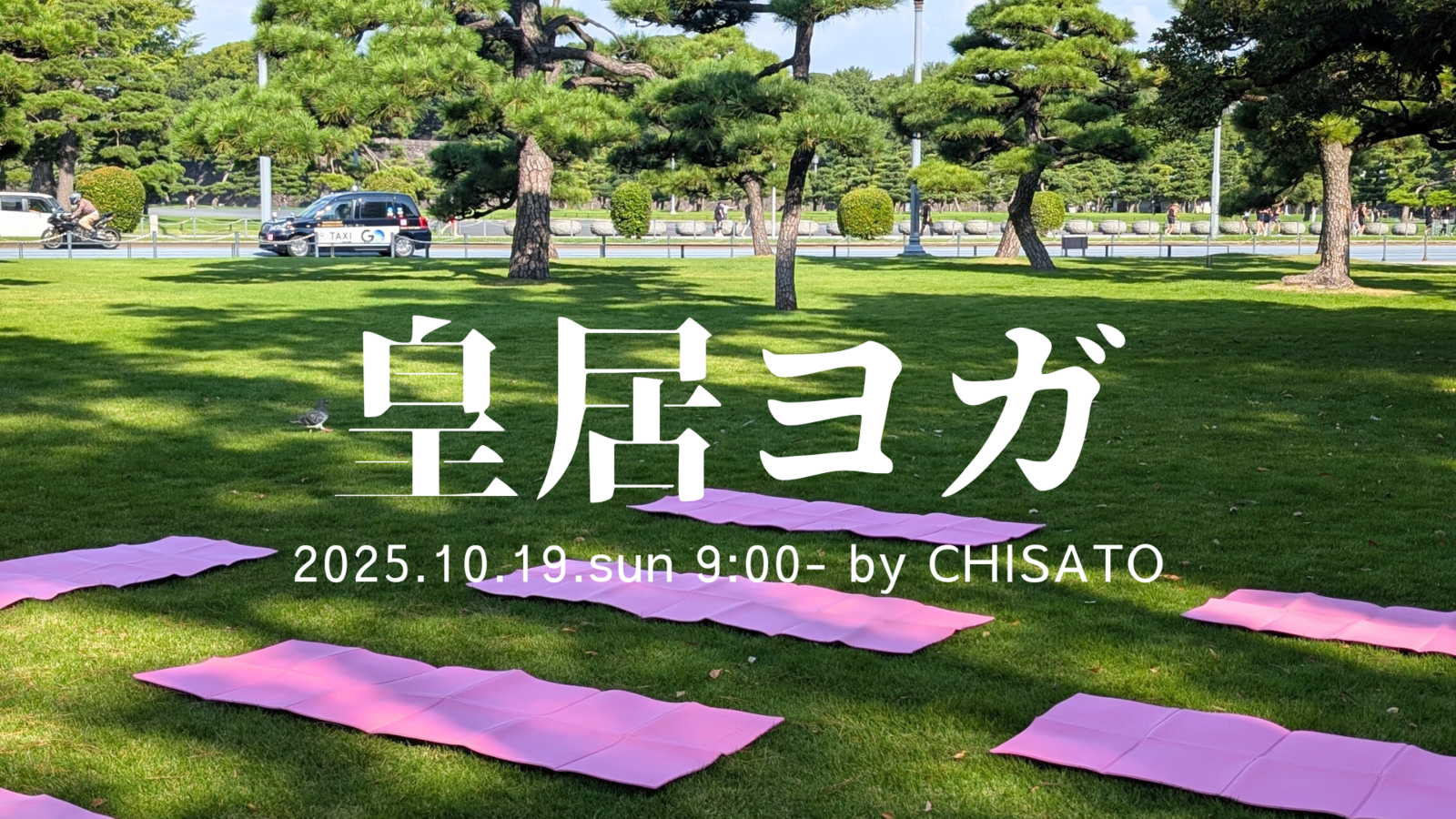 【朝9時start！】朝活リフレッシュヨガ@皇居