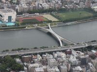 👩女性限定【浅草】桜橋＆すみだリバーウォーク朝の絶景橋めぐり1時間スペシャル