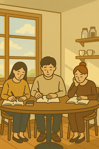 もくもく会　みんなで集まって作業する朝会