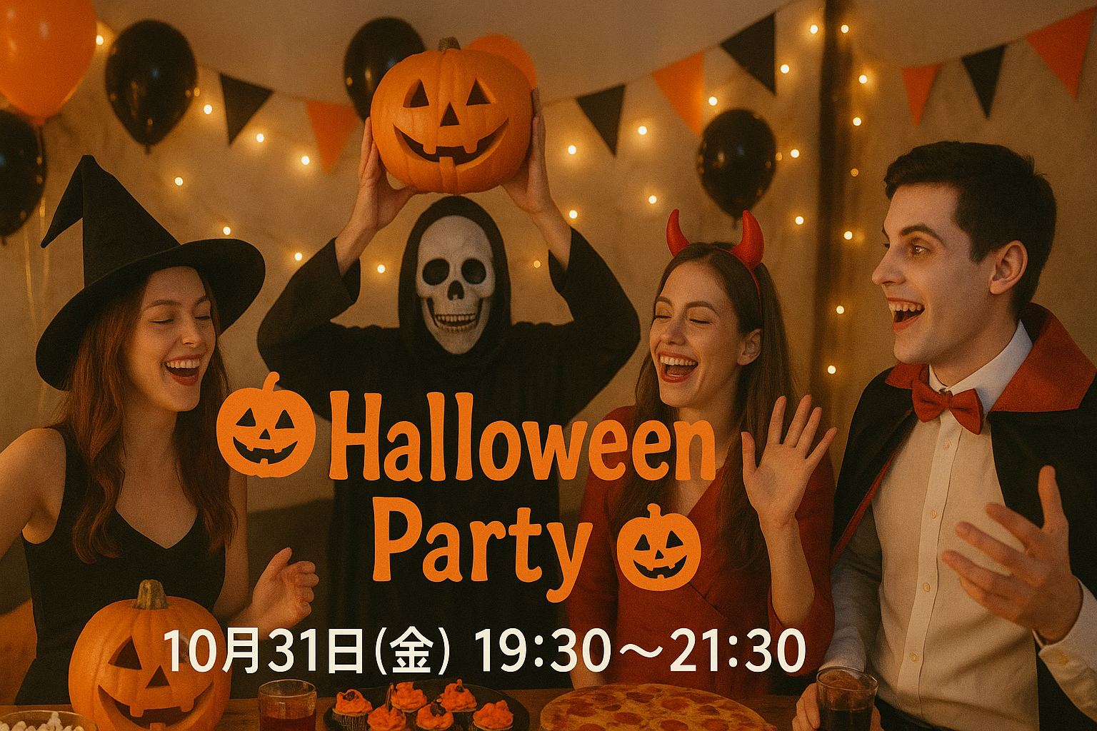 【10/31(金)】Halloween Party👻💜