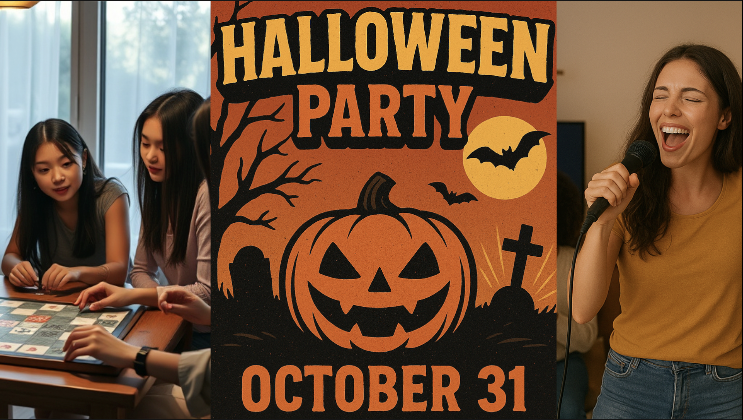 10/31 🇺🇸のオリビア主催　欧米式ハロウィンハウスパーティー 10名前後