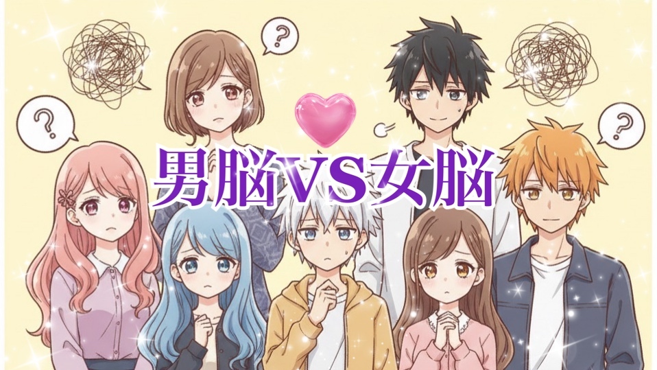 【恋愛下手女性主催】男女の脳タイプを大解剖🧠男ってやつはｖｓ女ってもんは問題。。。ｗ