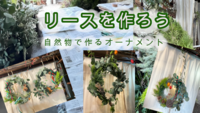本物の植物で『 リース 』を作ろう