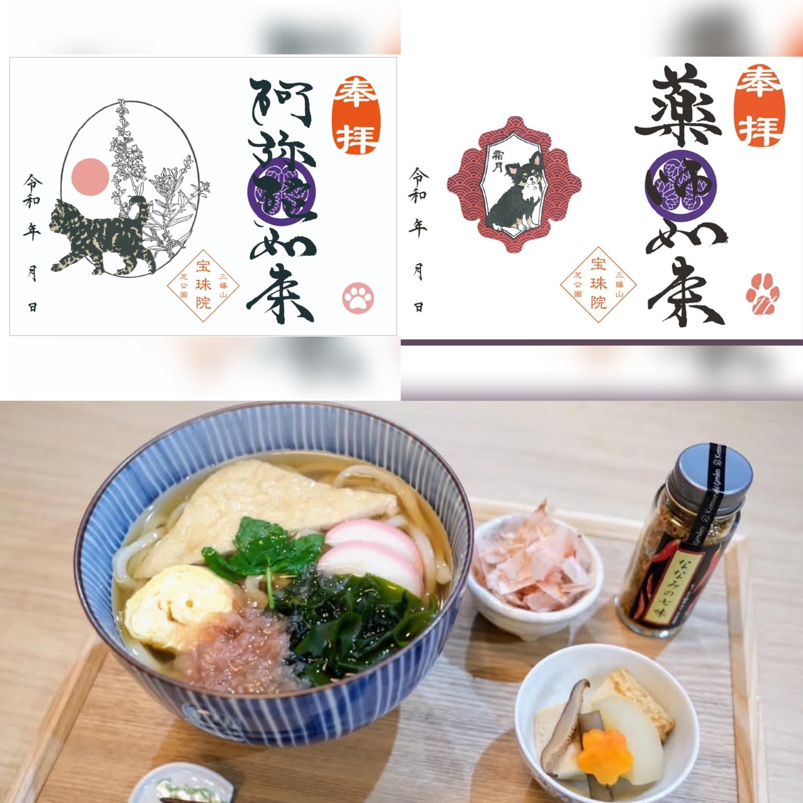 【女性主催】愛宕神社の茶屋&宝珠院で犬猫御朱印を頂きにいこう！