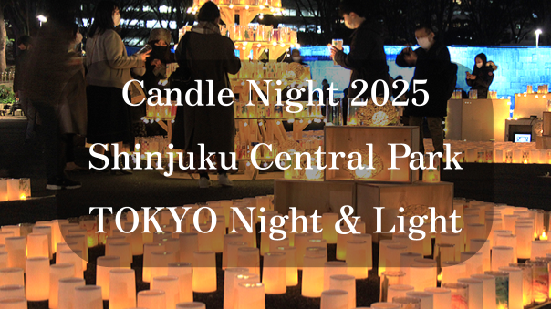 この日限定のキャンドルナイト、プロジェクションマッピング、都庁からの夜景などを楽しもう！