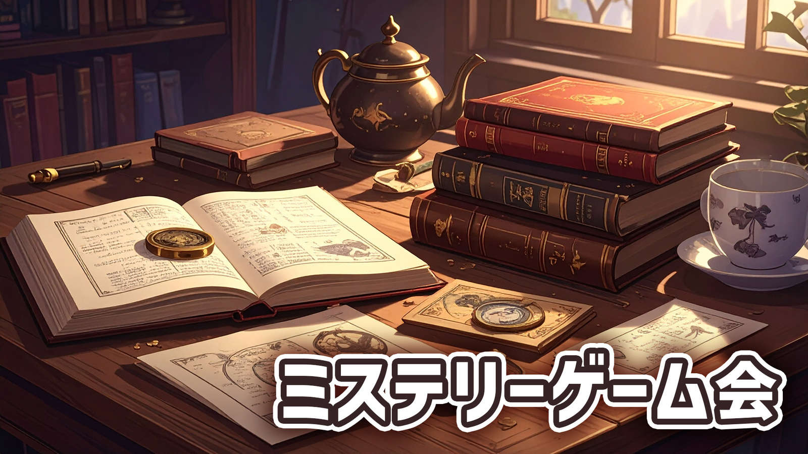 🔎 ミステリーゲームで遊ぼう！推理＆ボードゲーム会 🔎