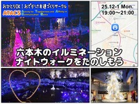 六本木のイルミネーションナイトウォークを楽しもう