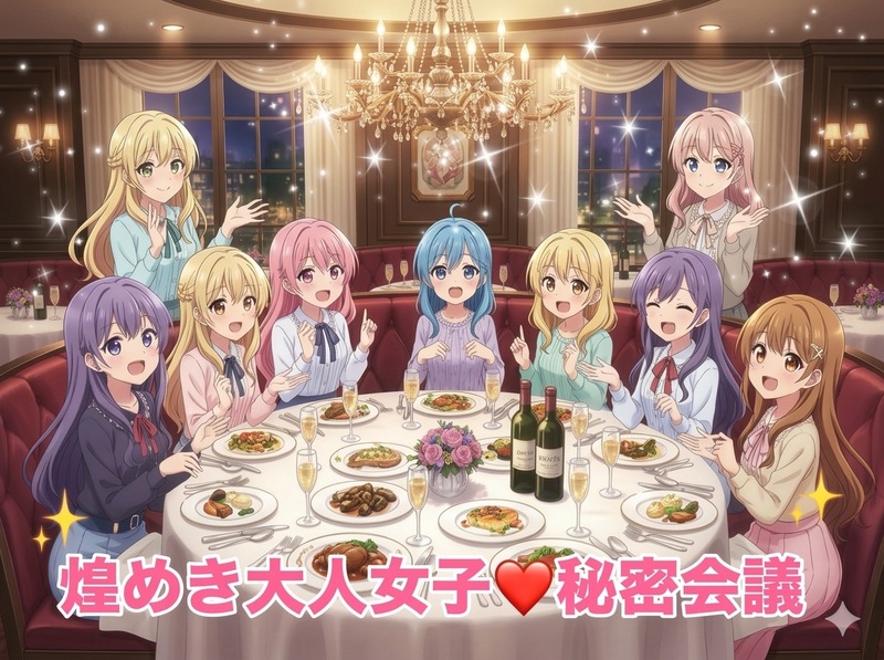 【素敵大人女子と戯れたい女性主催】煌めき大人女子秘密会議！1日1組限定サングリアタワー確約！年度末リセット＆美容トーク✨
