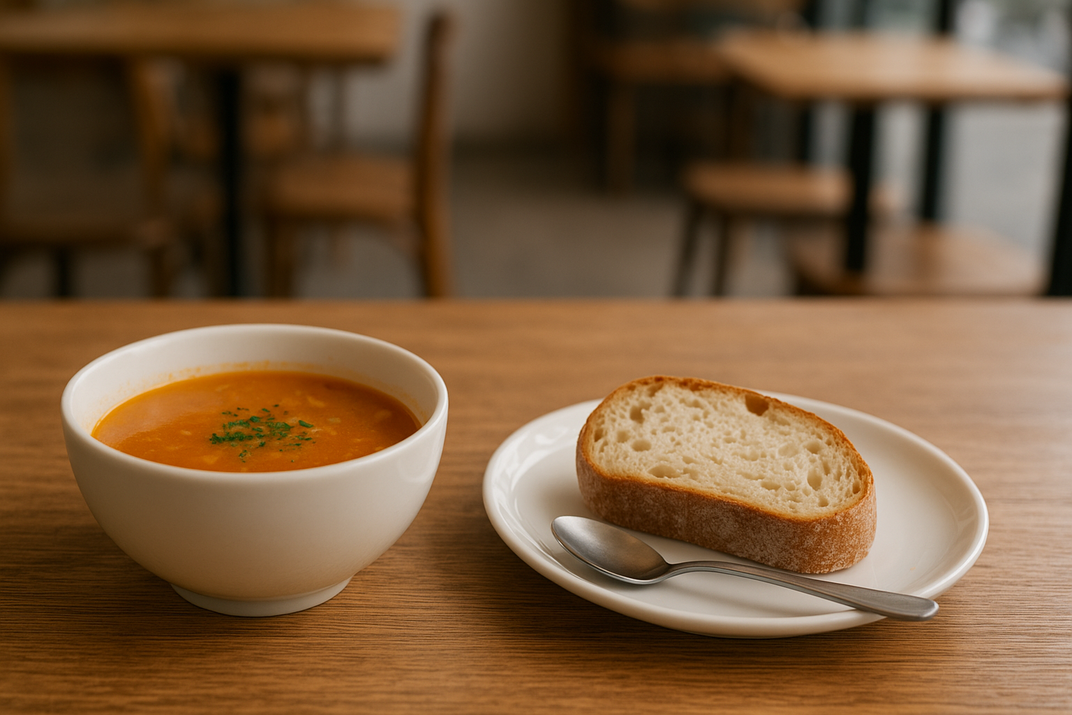 ☕️20代女子のあったか夜カフェ🍞パンとスープでほっとタイム🍲