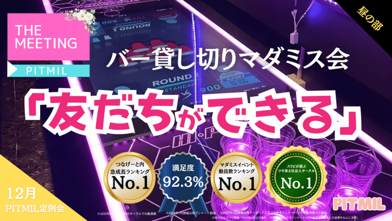 2つ遊べるマーダーミステリー会（昼の部）「友だちできる」【バー貸し切り】【飲み放題付き】🔰初参加歓迎！ガチ勢お断り