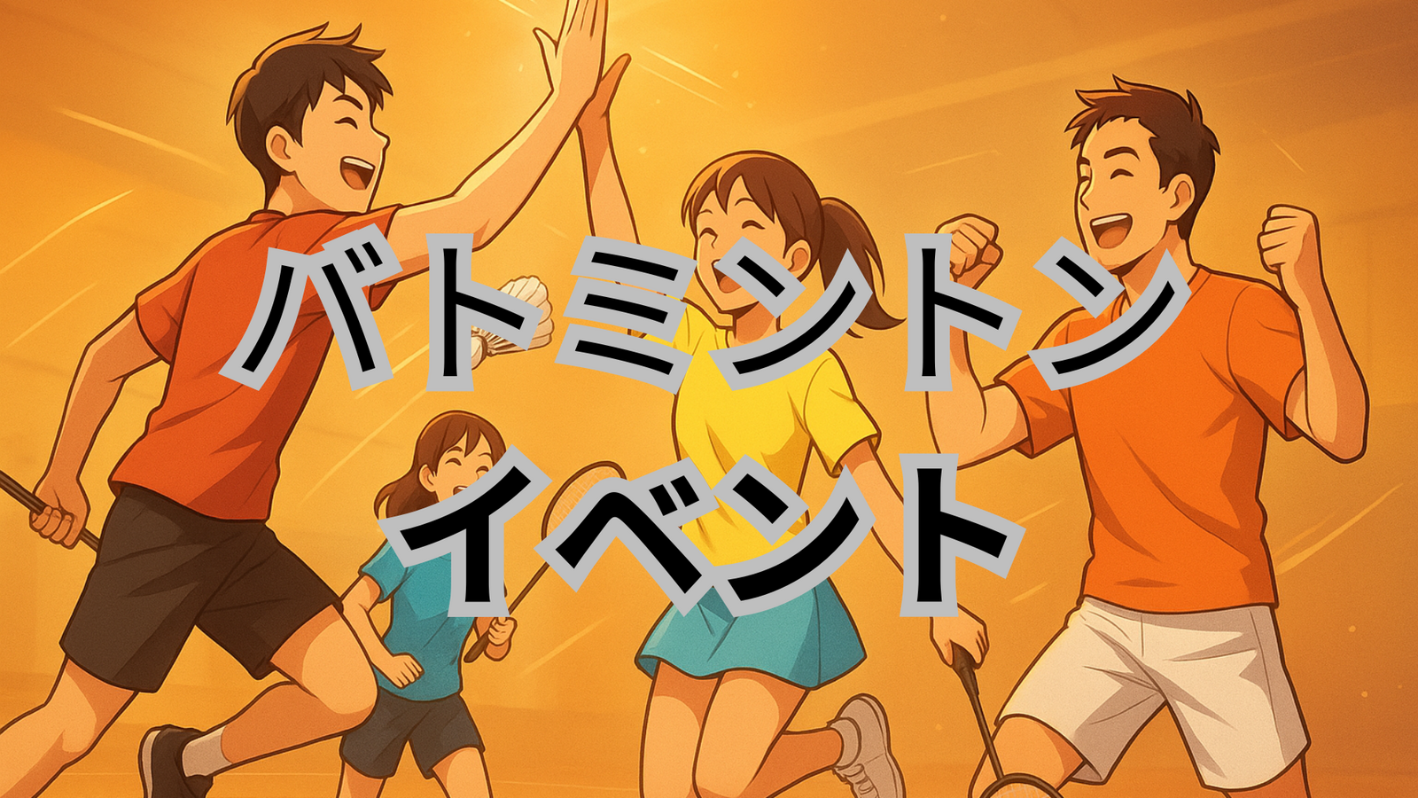 日曜夜のゆるガチバド！🏸目黒で心地よく動ける交流バドミントン会