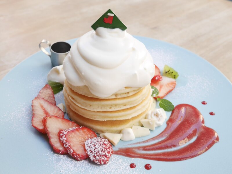 【期間限定】三軒茶屋の『 VoiVoi 』にジャージークリームのクリスマスパンケーキを食べに行こう！🥞🥞