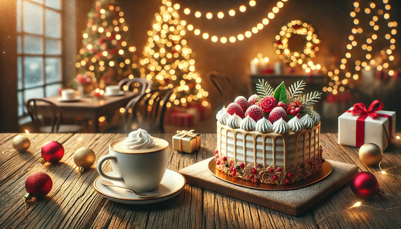 🎄✨ 夜のクリスマスカフェ会 ✨🎂