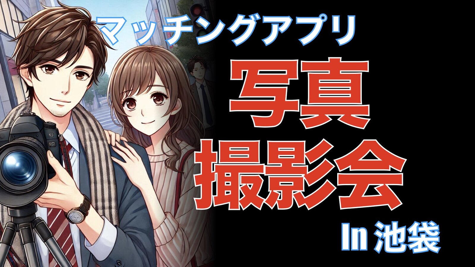 マッチングアプリ用 プロフィール写真撮影会 in 池袋 at 12月28日（日）17:00 ~ 18:30