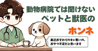 動物病院では聞けない🐶獣医＆ペットのホンネ🐱