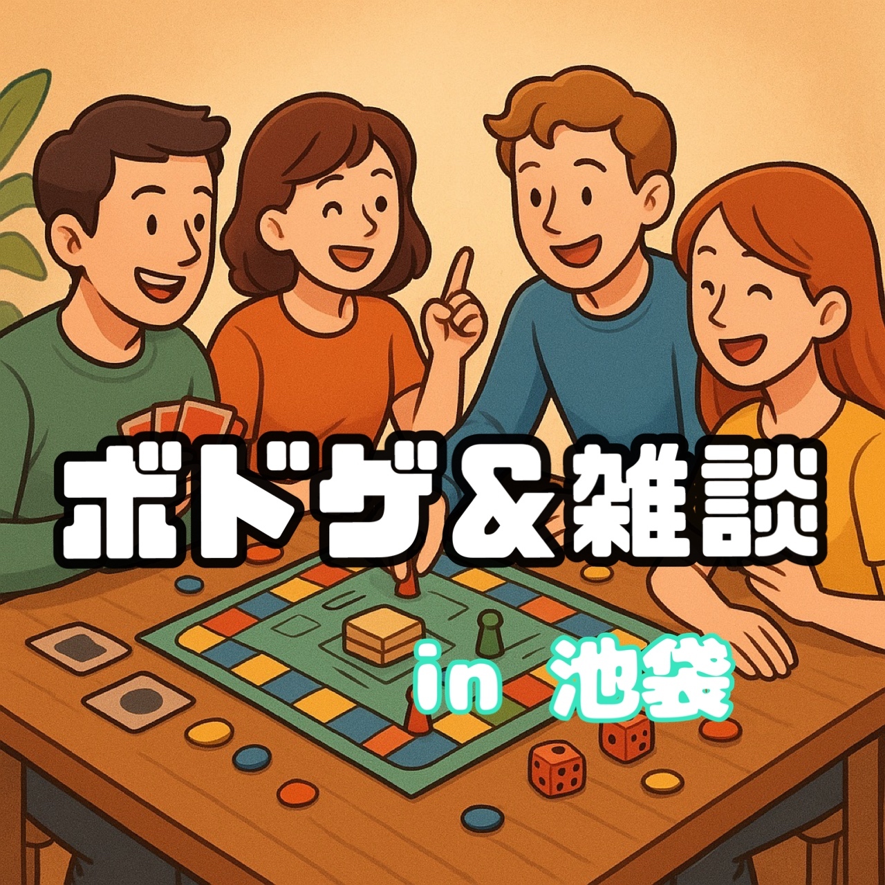 【12/27(土)池袋13:00】20-30代限定｜女性主催！ボドゲ会！初心者&1人参加歓迎🍀