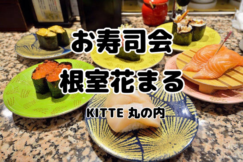 美味しい回転寿しで少人数新年会【根室花まる・KITTE丸の内】