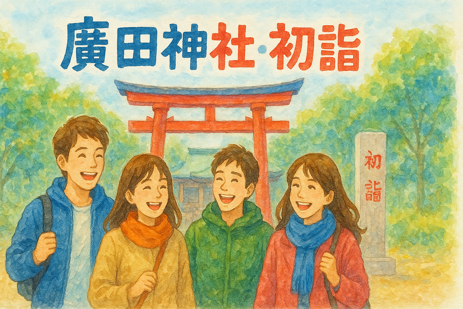 【1/4開催｜廣田神社⛩️】お散歩＆新年参拝！初詣ウォーキングイベント✨