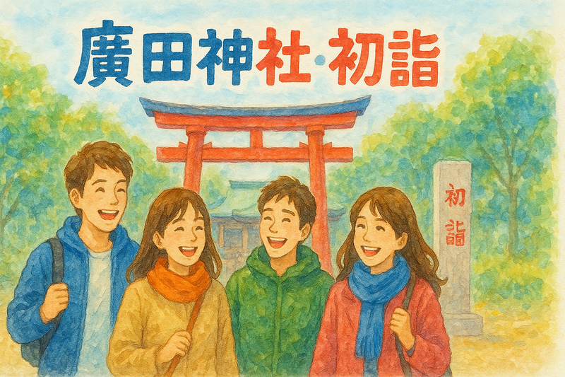【1/4開催｜廣田神社⛩️】お散歩＆新年参拝！初詣ウォーキングイベント✨