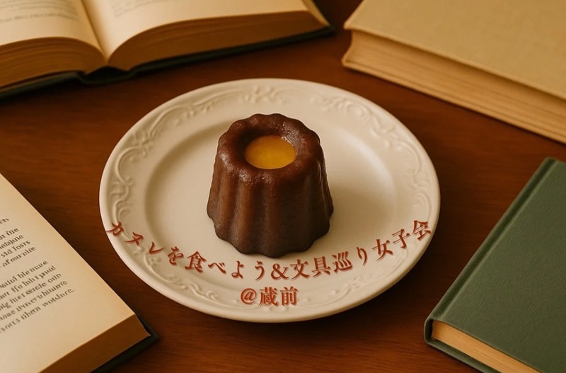 【女子会】カヌレを食べよう&文具巡り女子会＠蔵前🌿☕️