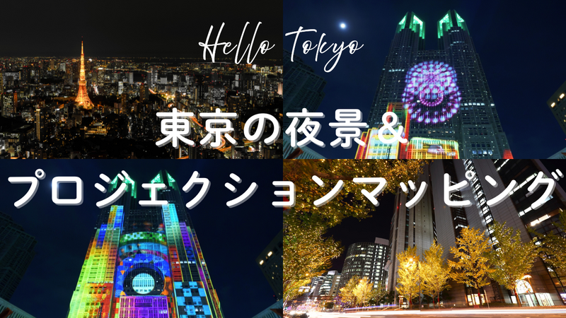 【20代】東京の夜景＆夜のプロジェクションマッピングを楽しもう♪🌙✨