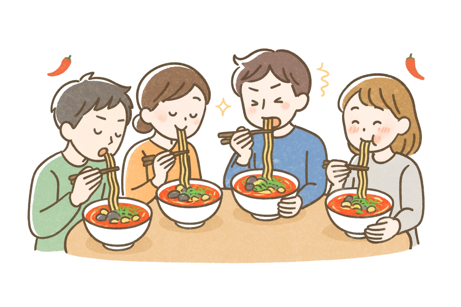 🌶️️ ゆるっと辛麺ナイト 🍜