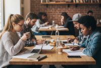 池袋のカフェで資格勉強or読書会